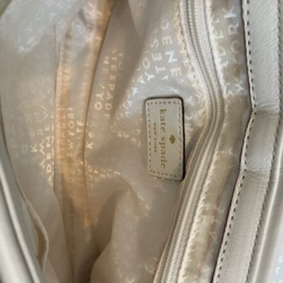 Kate Spade Daniella leather shoulder bag, color: Cement - Picture 11 of 12